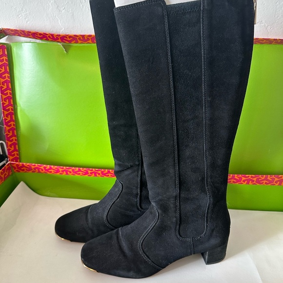 Tory Burch Ireland Suede Boots - Picture 4 of 12